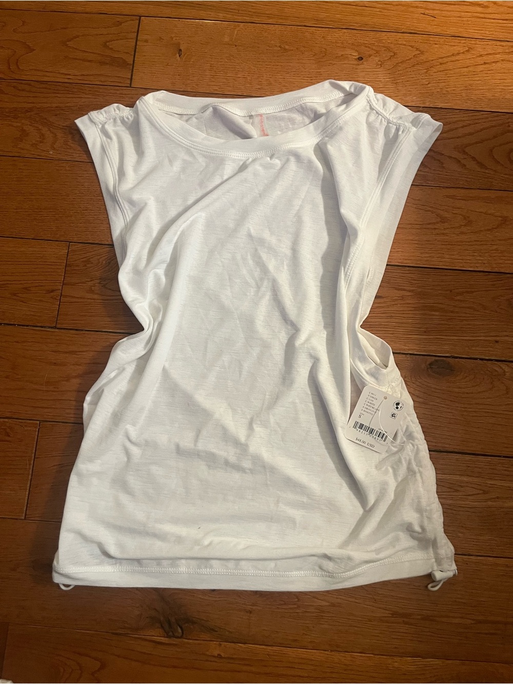 Free People White Sleeveless Tank